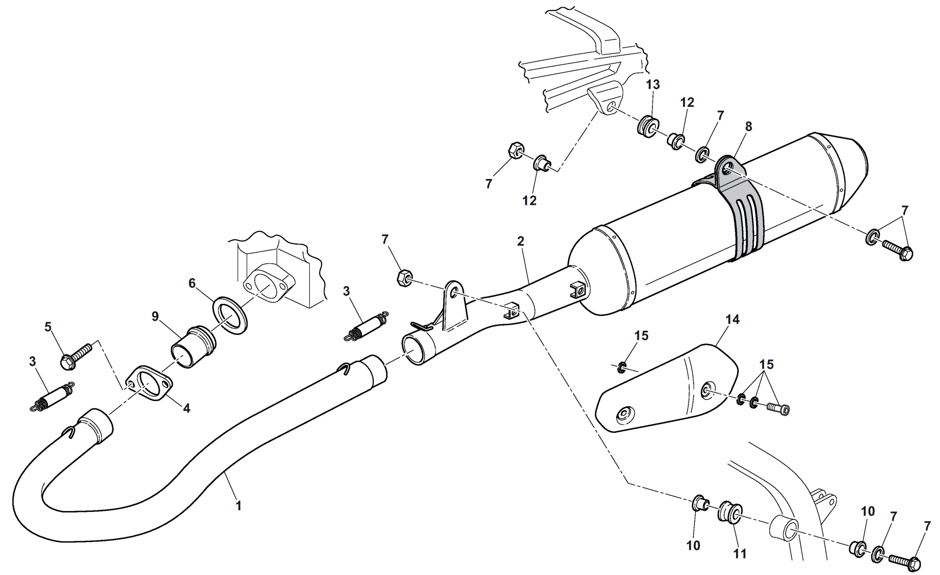 EXHAUST SYSTEM (TC)