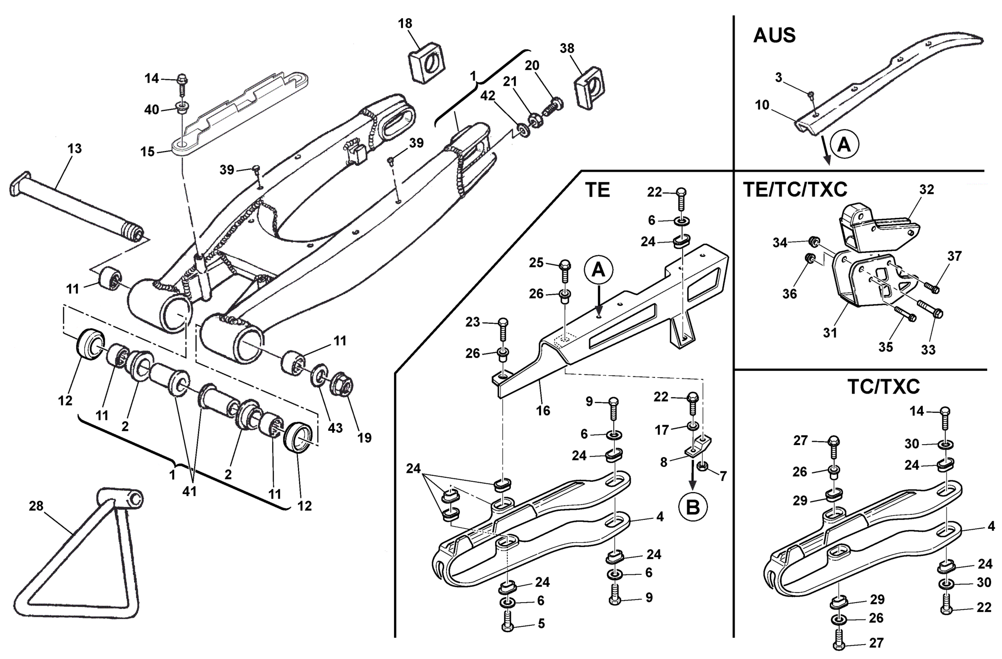 REAR SWING ARM