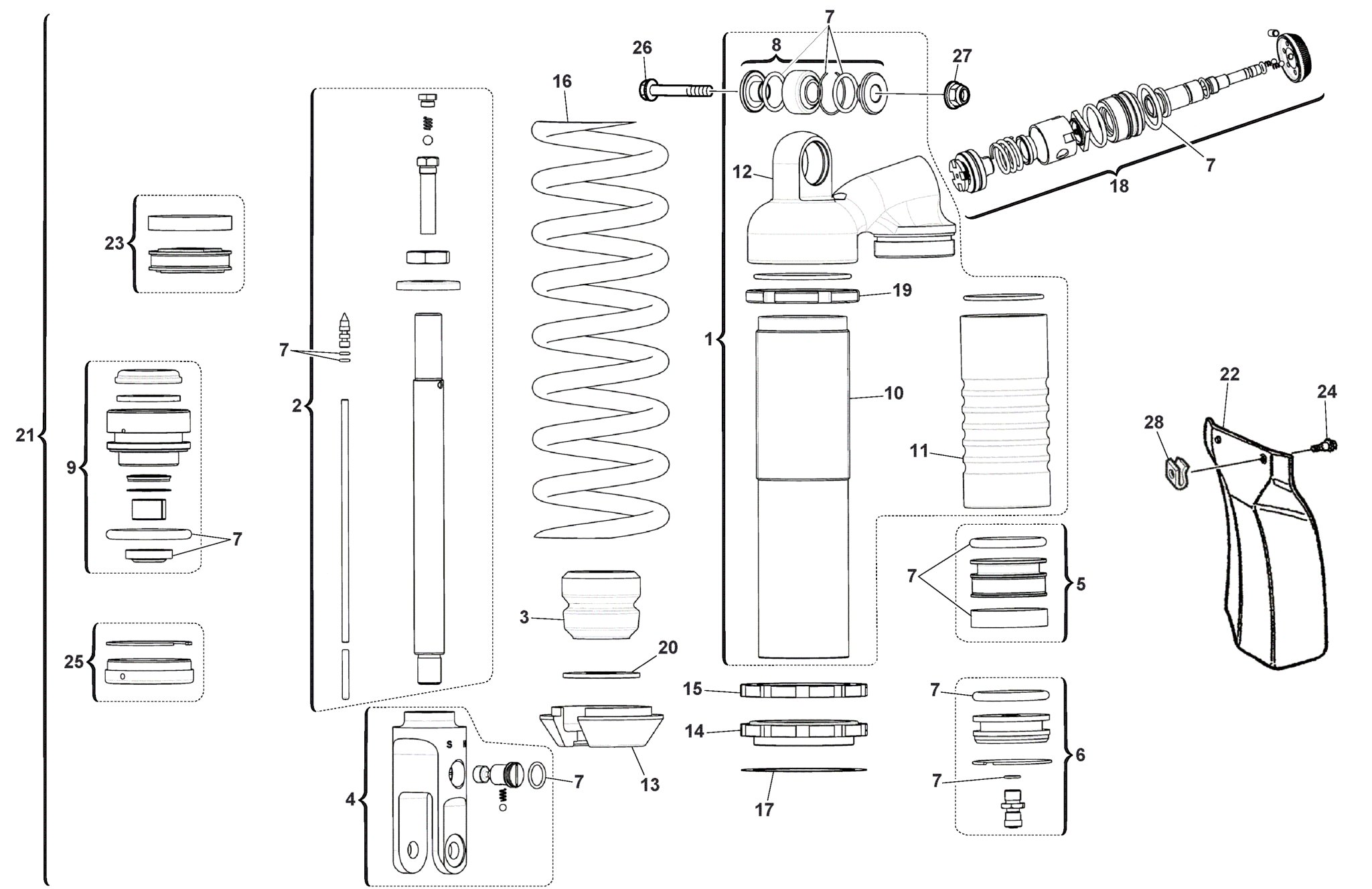 REAR SUSPENSION (TE)