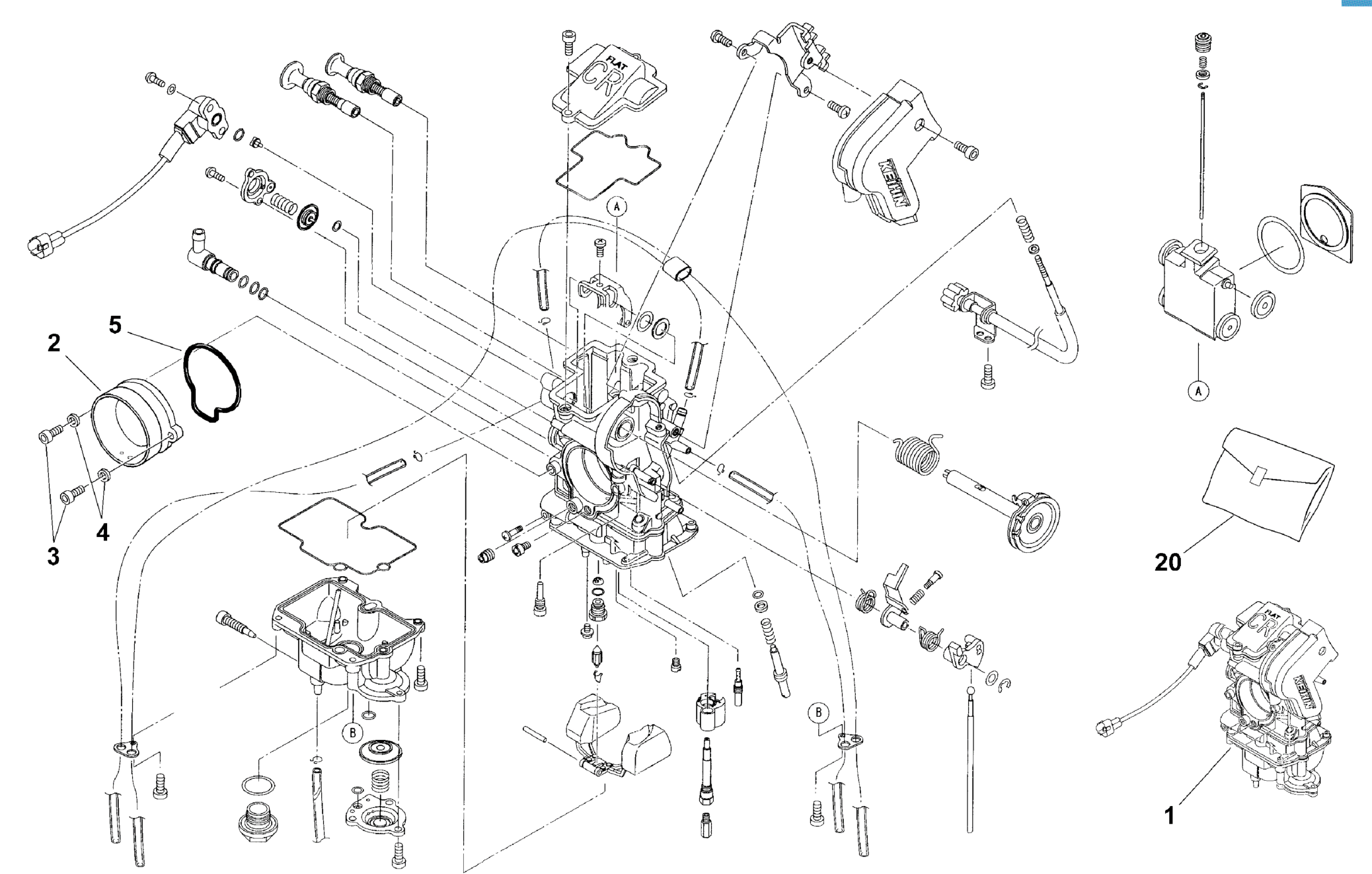 CARBURETOR (250-450-510)