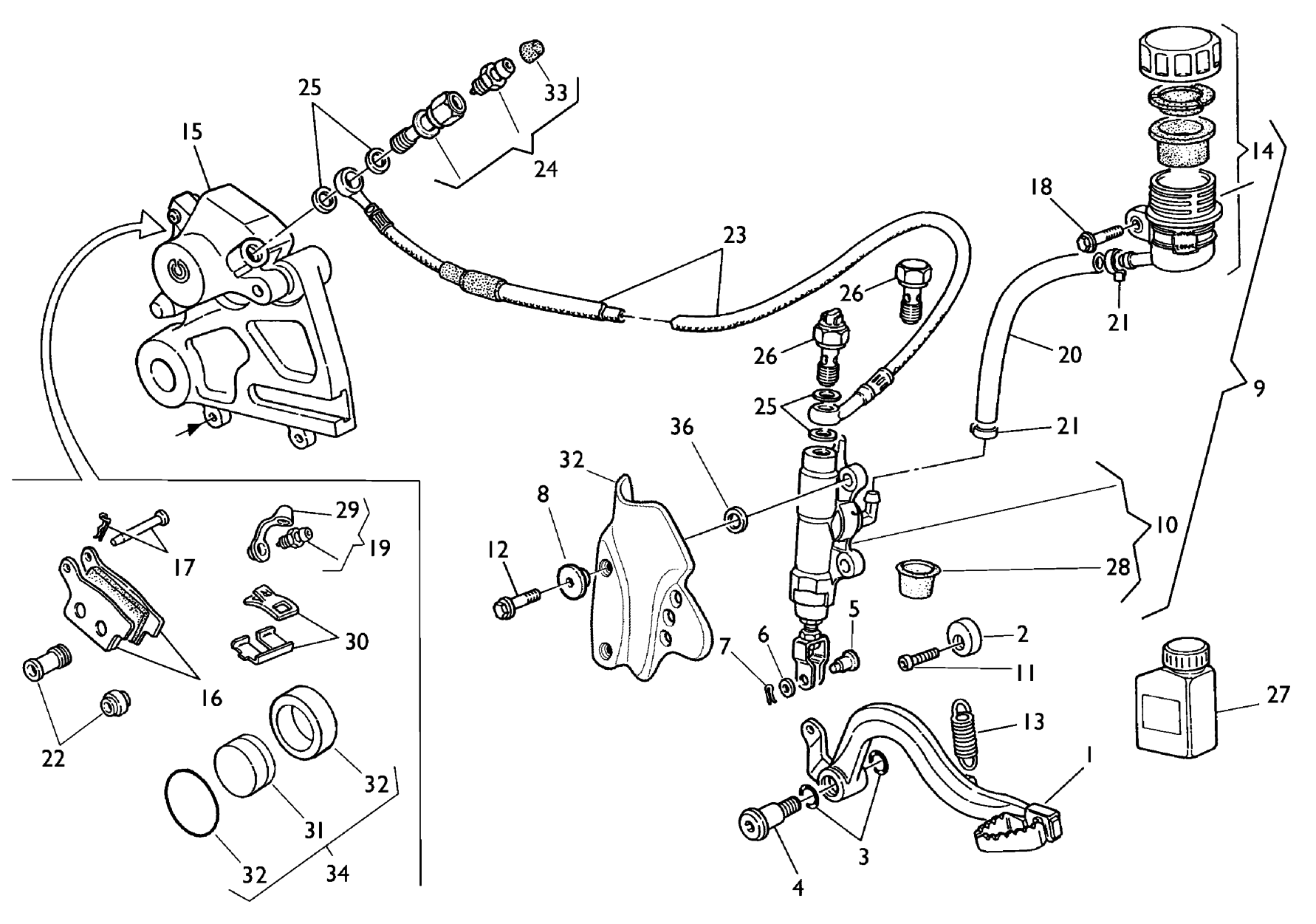 REAR BRAKE SYSTEM