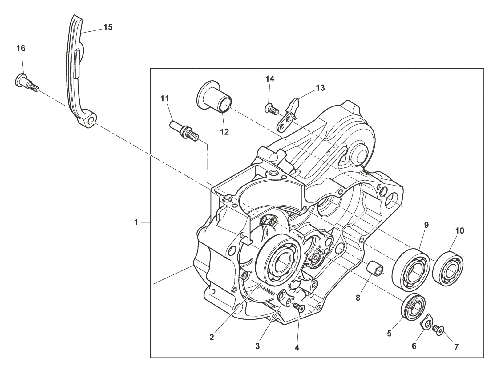 CRANKCASE CARTER R.H.