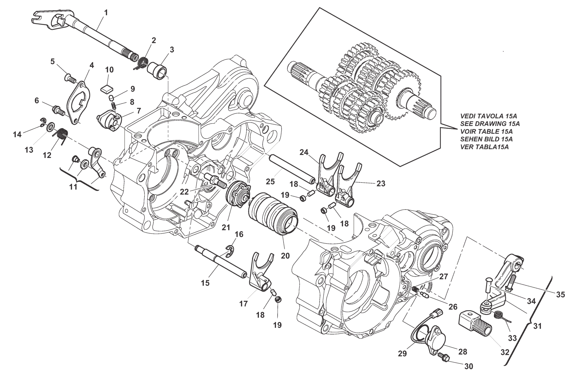 GEAR SHIFT (TE-TXC)