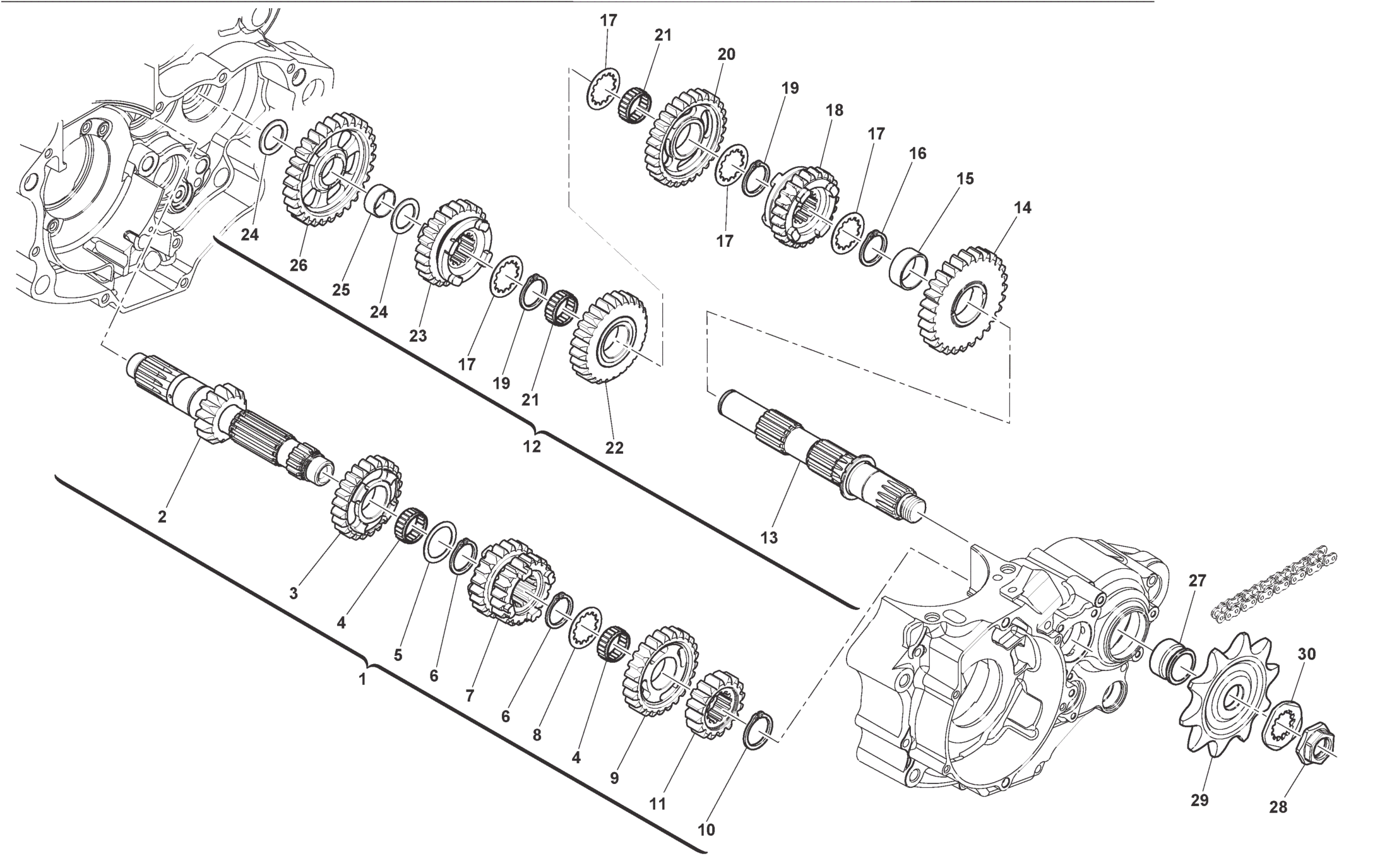 GEAR BOX (TE-TXC)