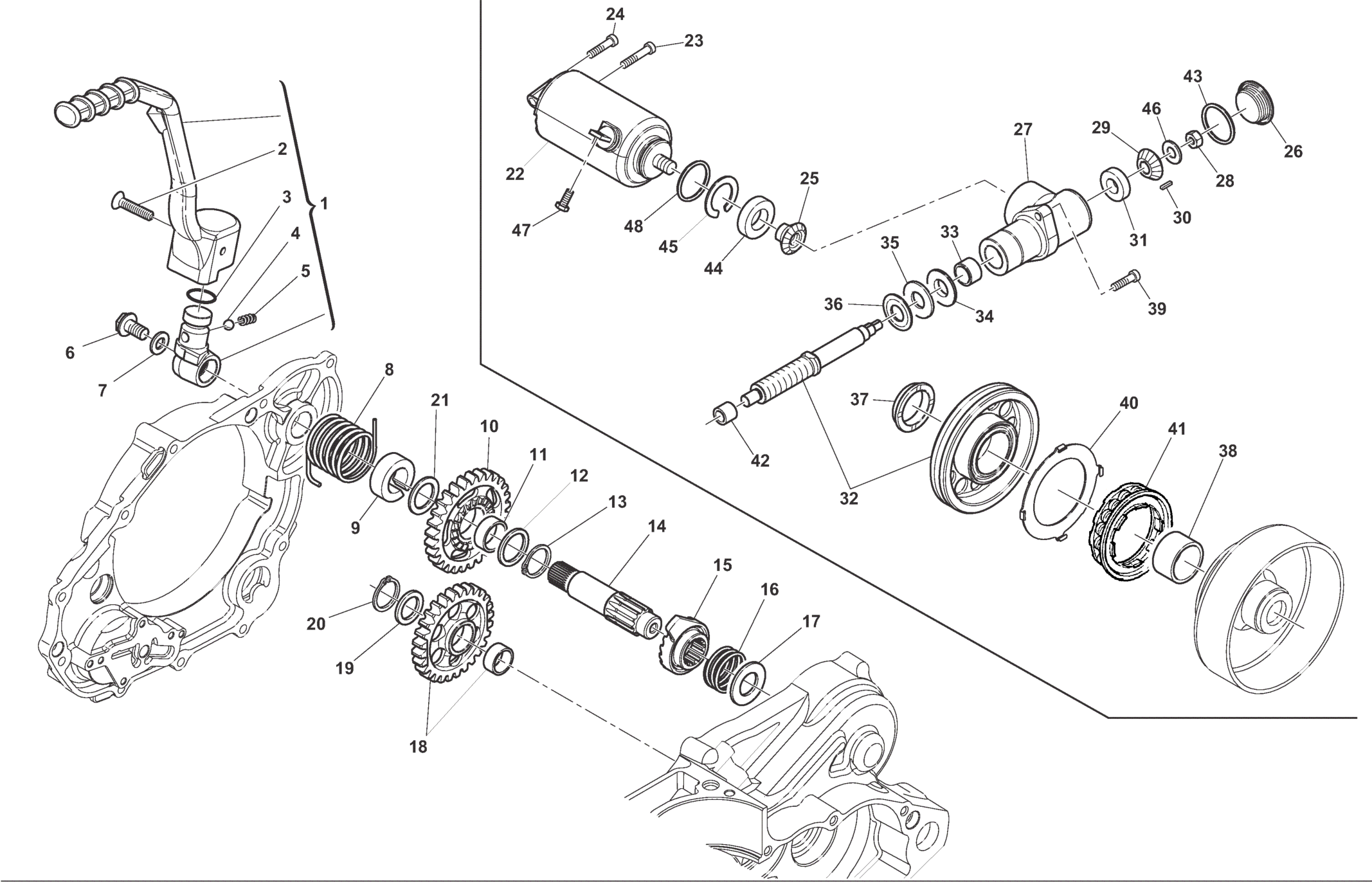 STARTING SYSTEM (TE-TXC)