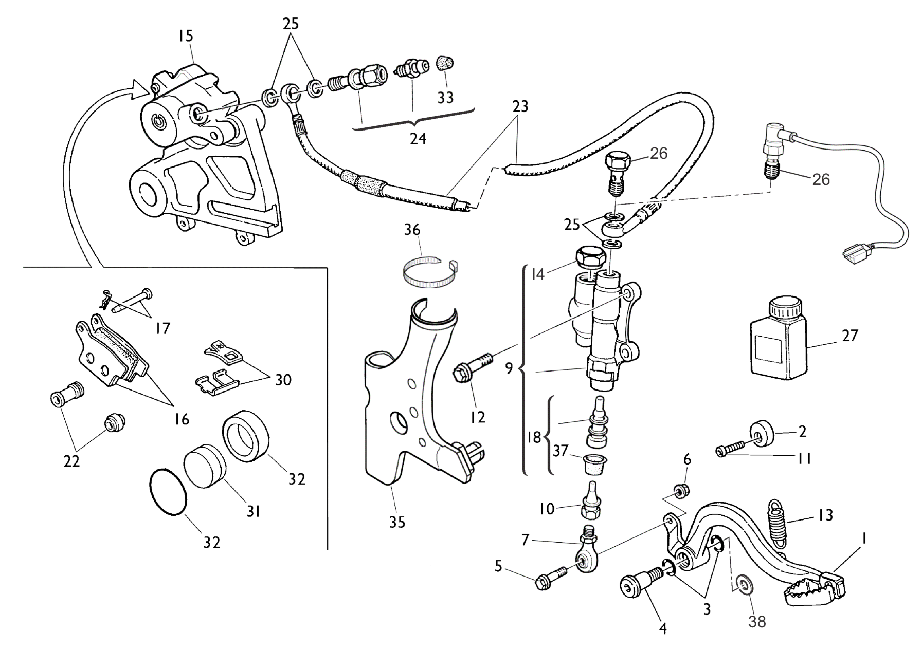 REAR BRAKE SYSTEM