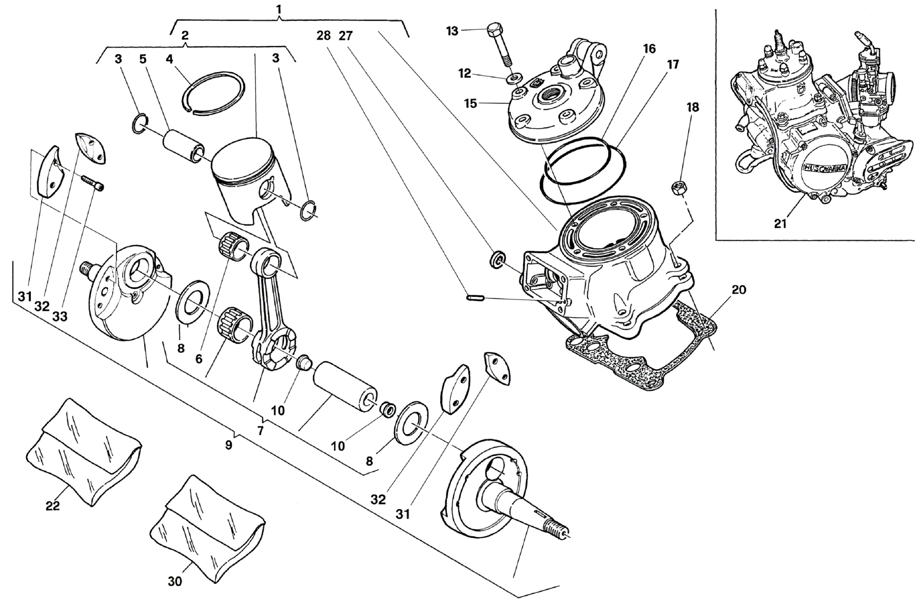 CRANKSHAFT - CYLINDER