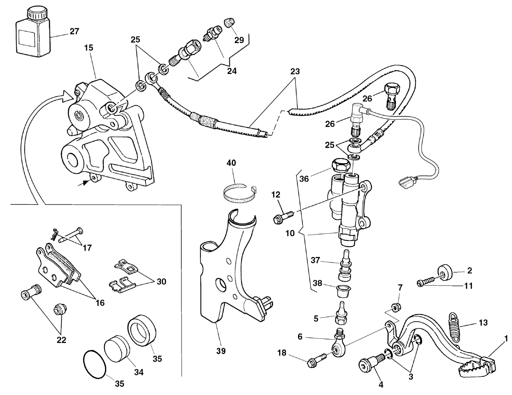 REAR BRAKE SYSTEM