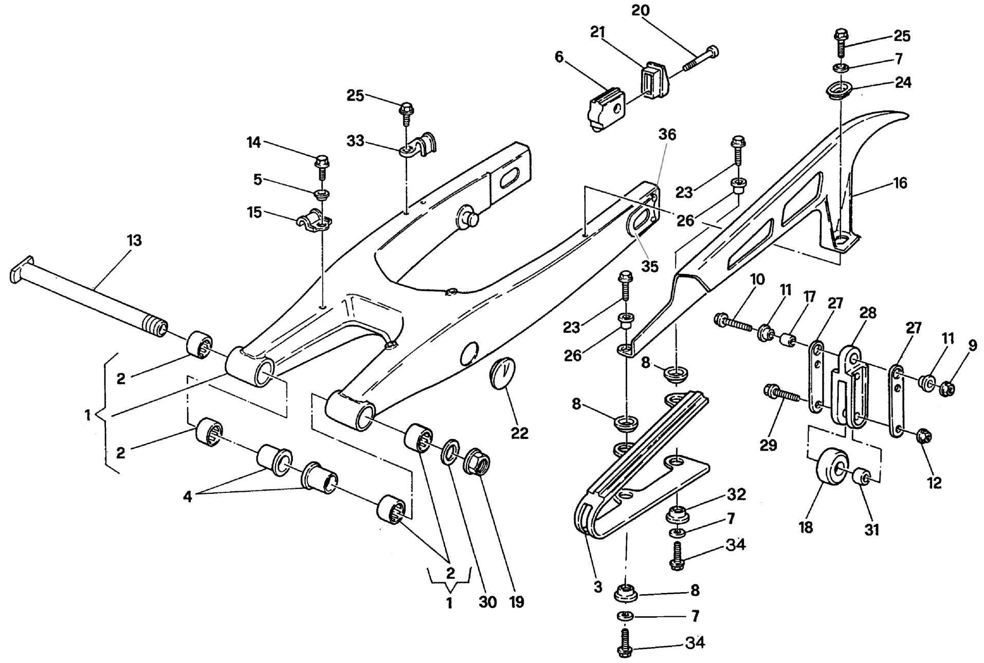 REAR SWING ARM