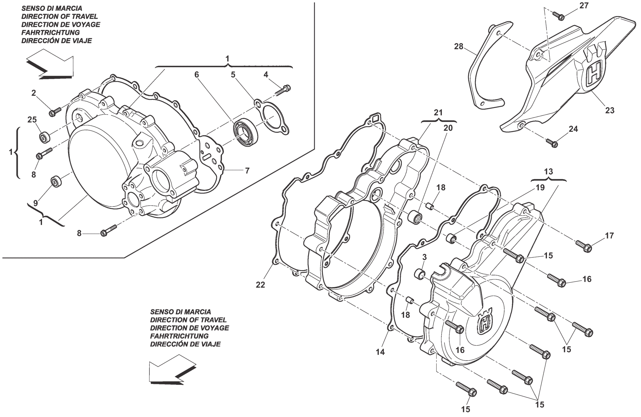 CRANKCASE COVERS