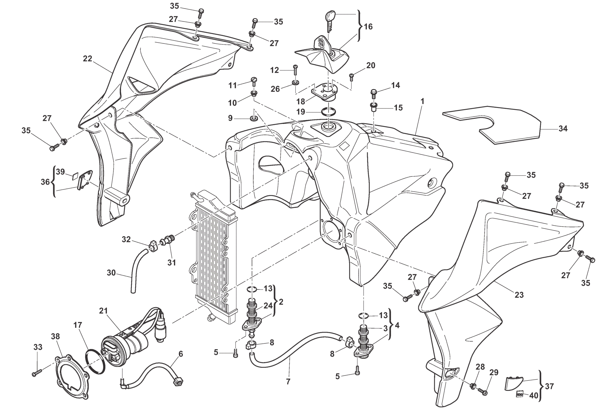 FUEL TANK BODY