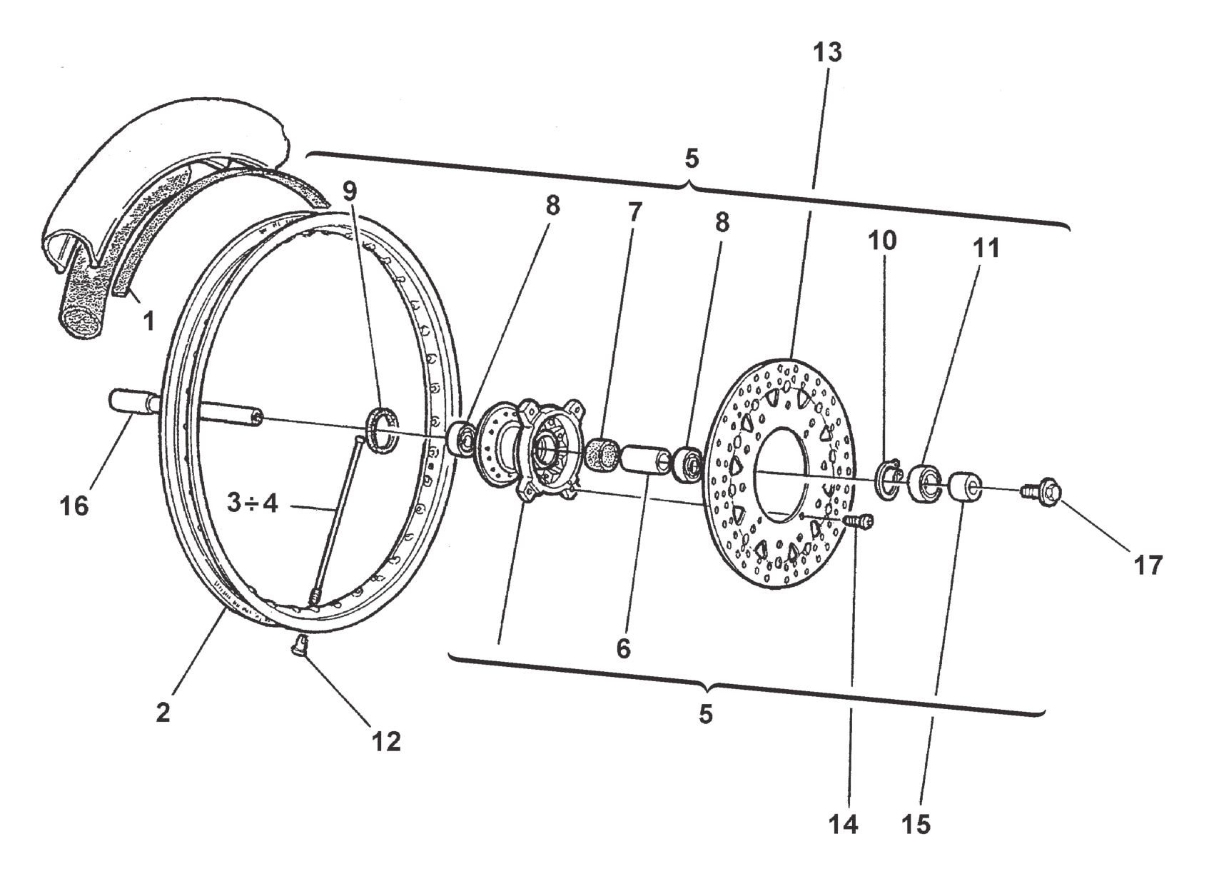 FRONT WHEEL (SM)