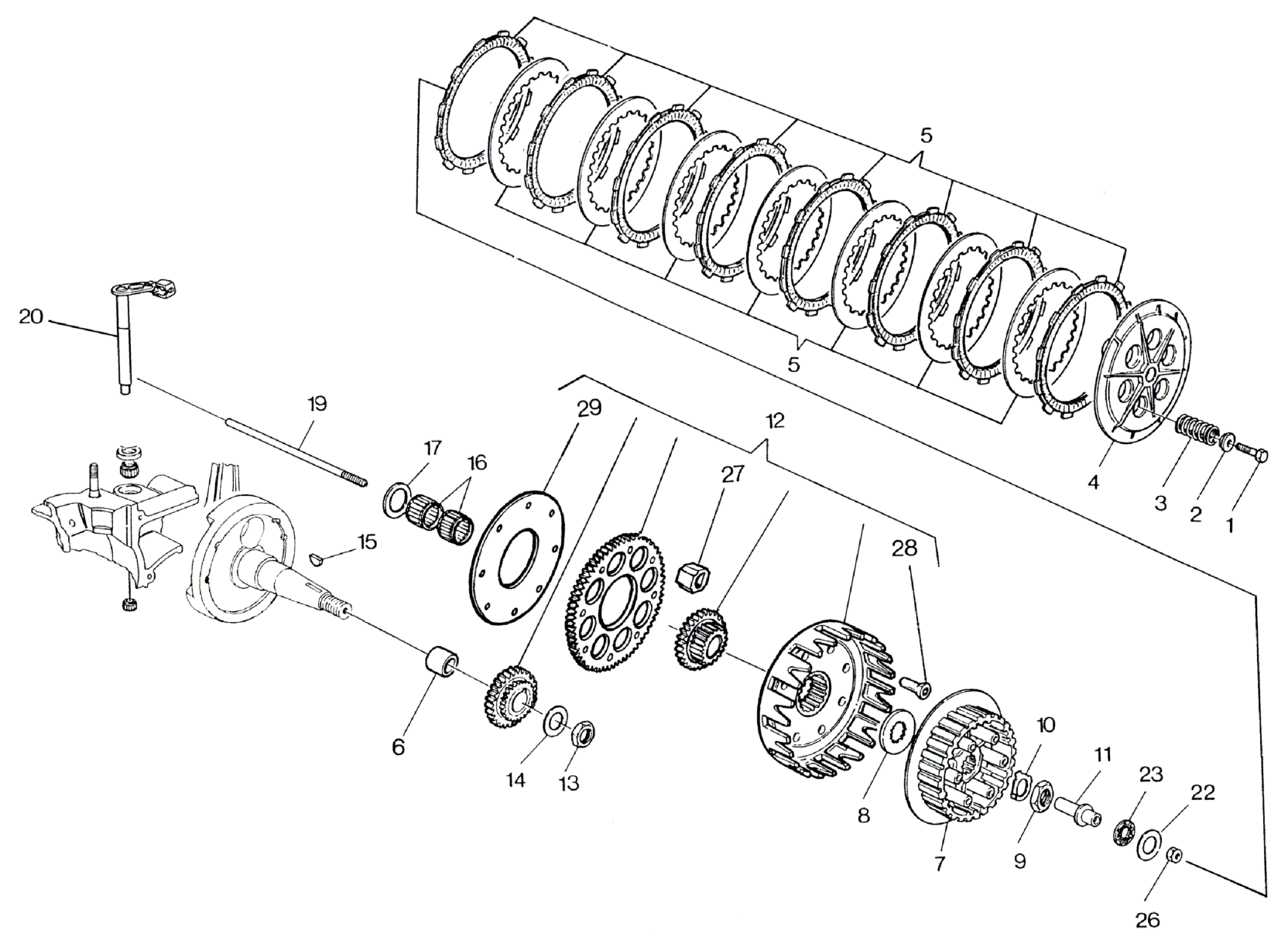 PRIMARY DRIVE - CLUTCH