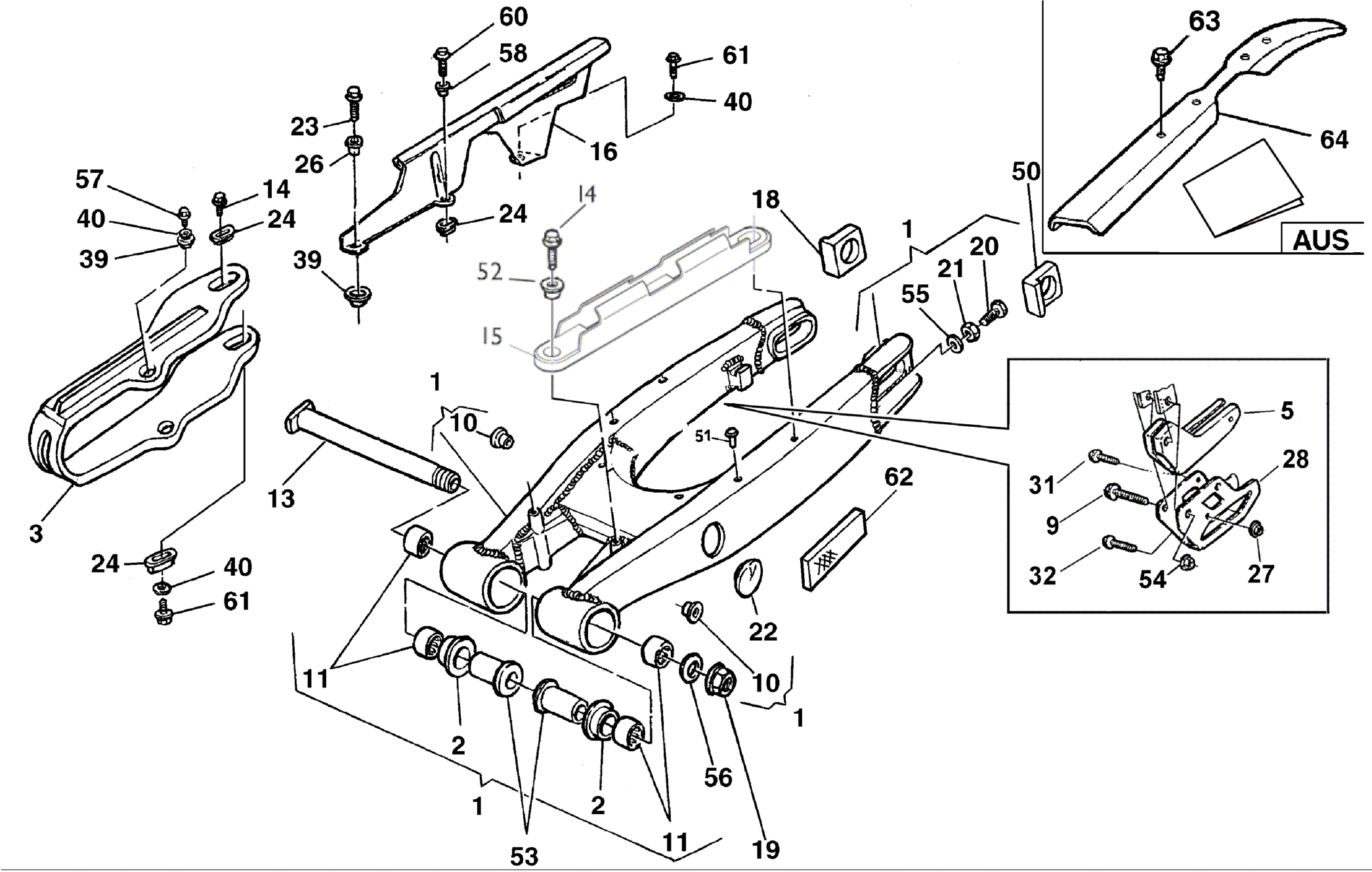 REAR SWING ARM