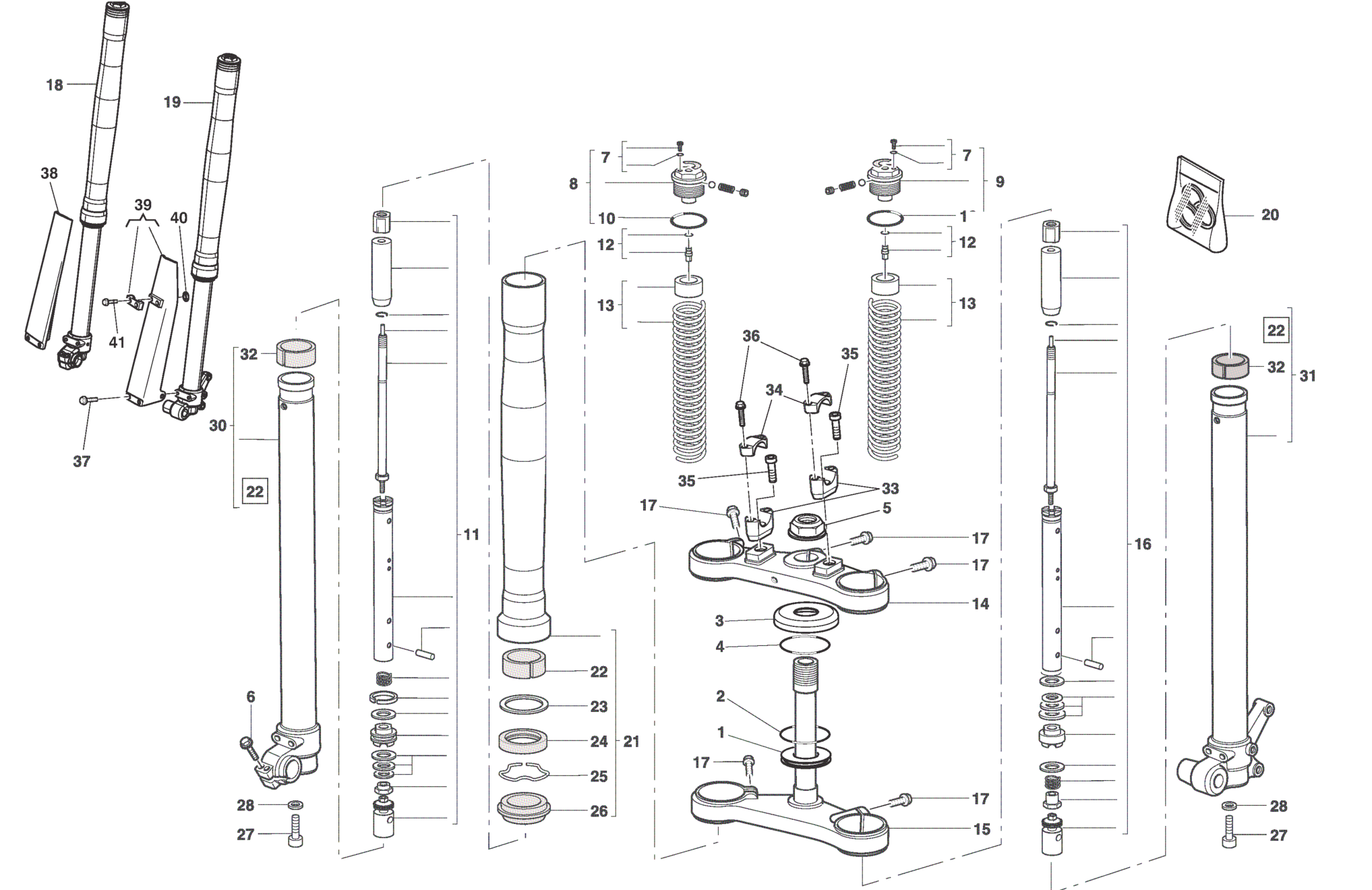 FRONT FORK ASSEMBLY