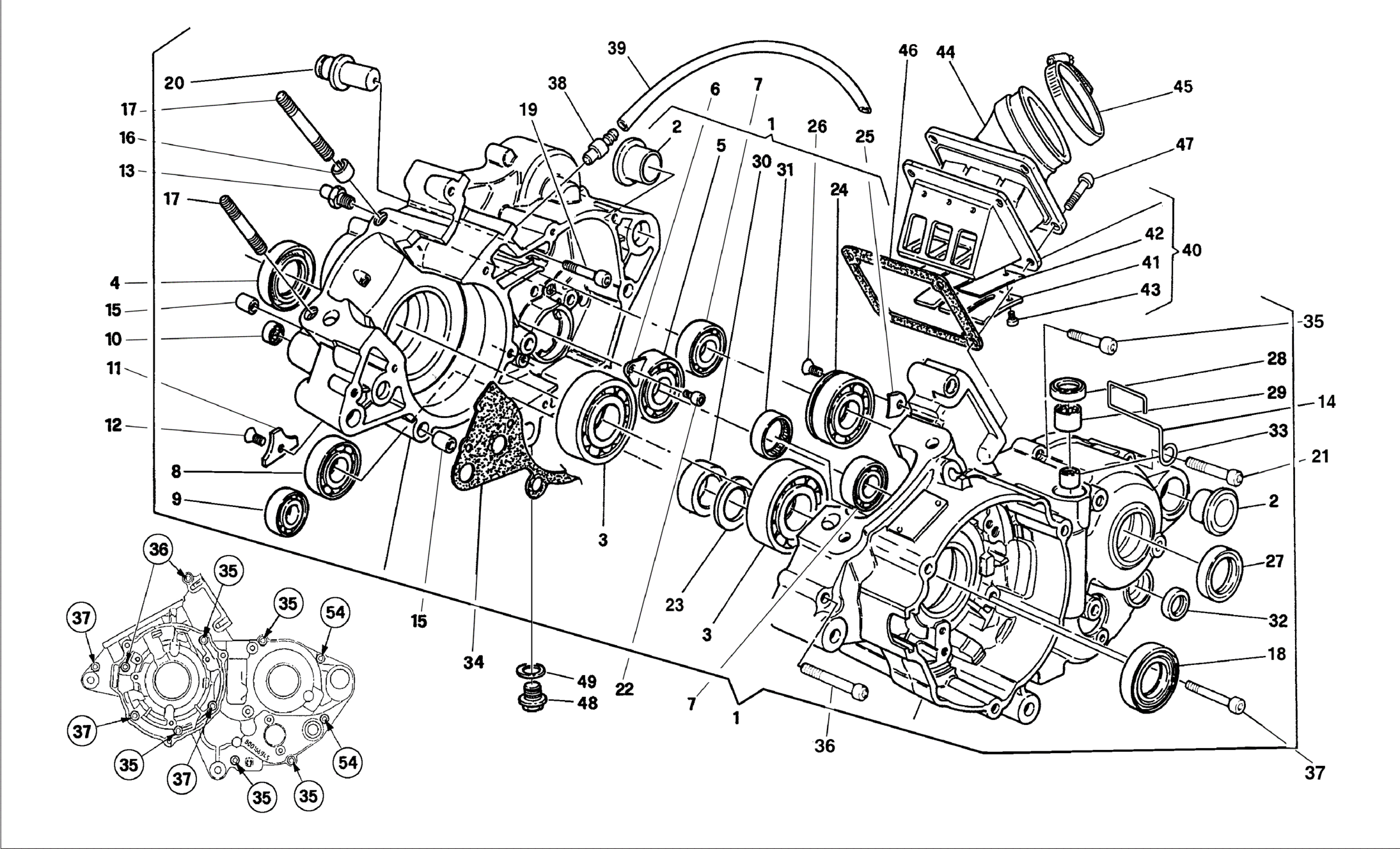 CRANKCASE CARTER