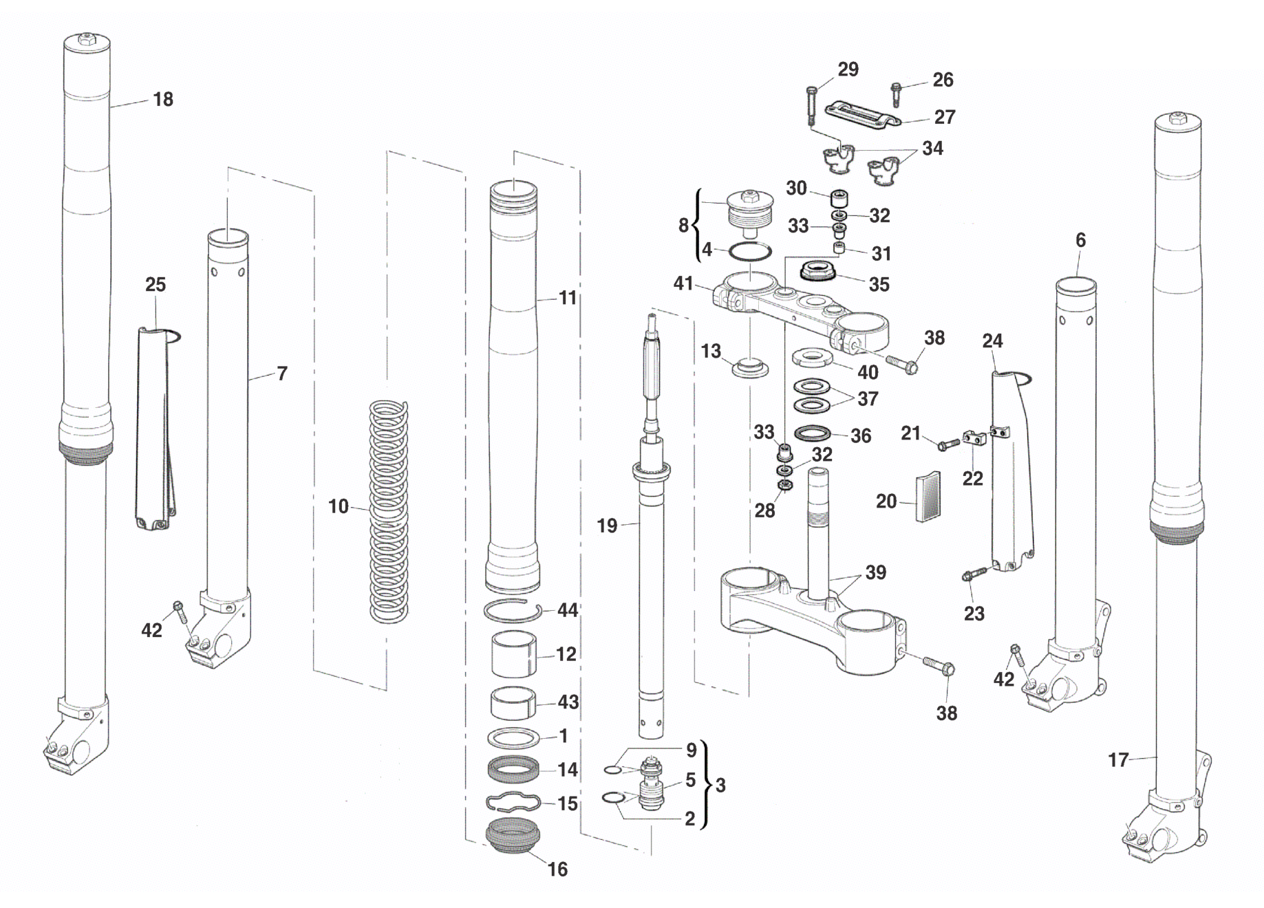 FRONT FORK ASSEMBLY