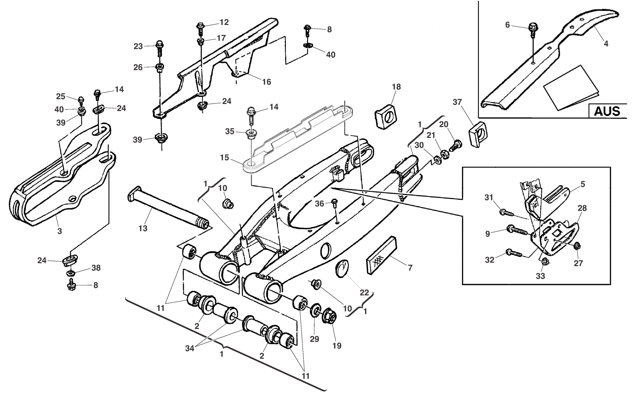 REAR SWING ARM