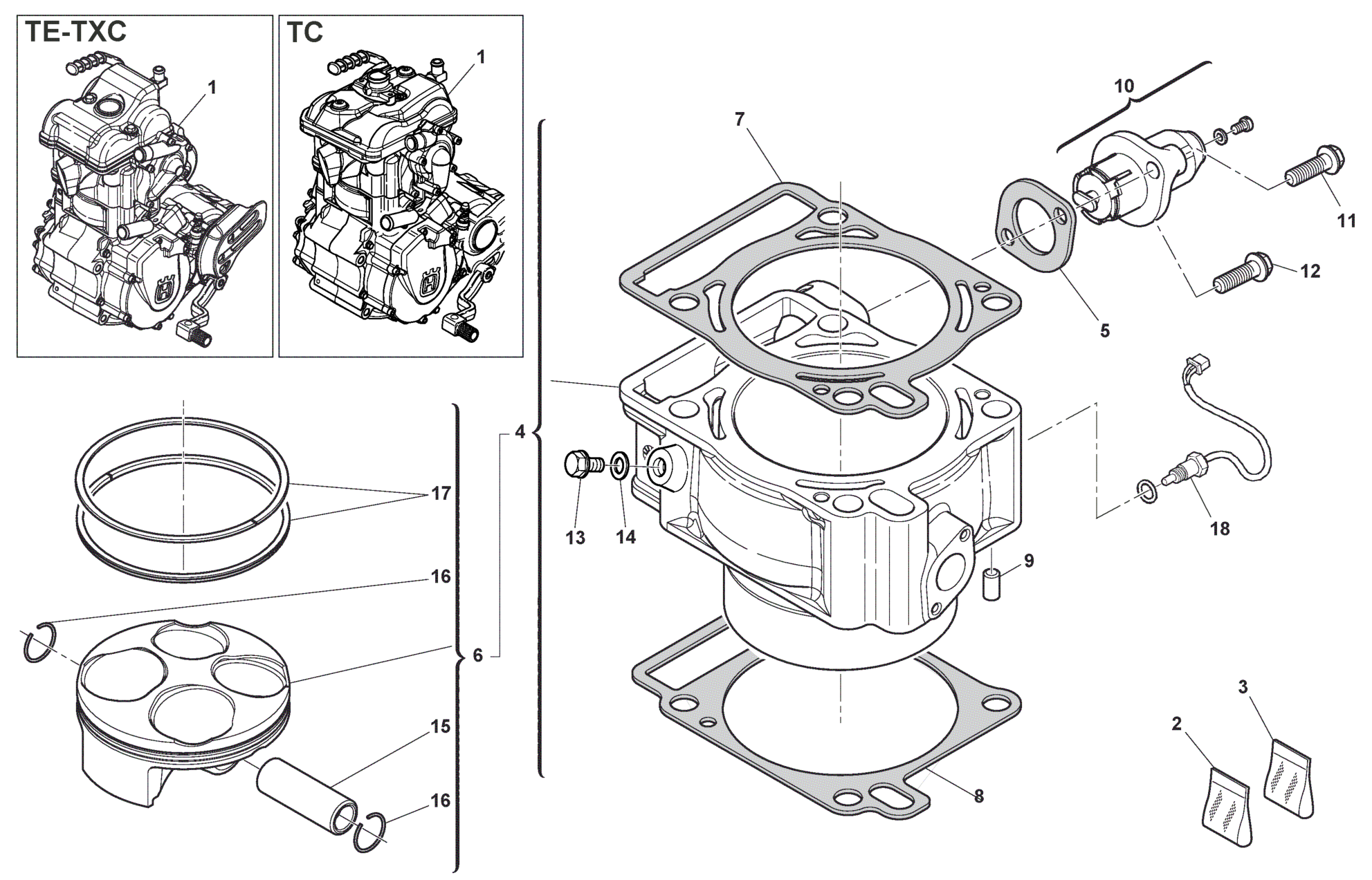 CYLINDER - PISTON (250)