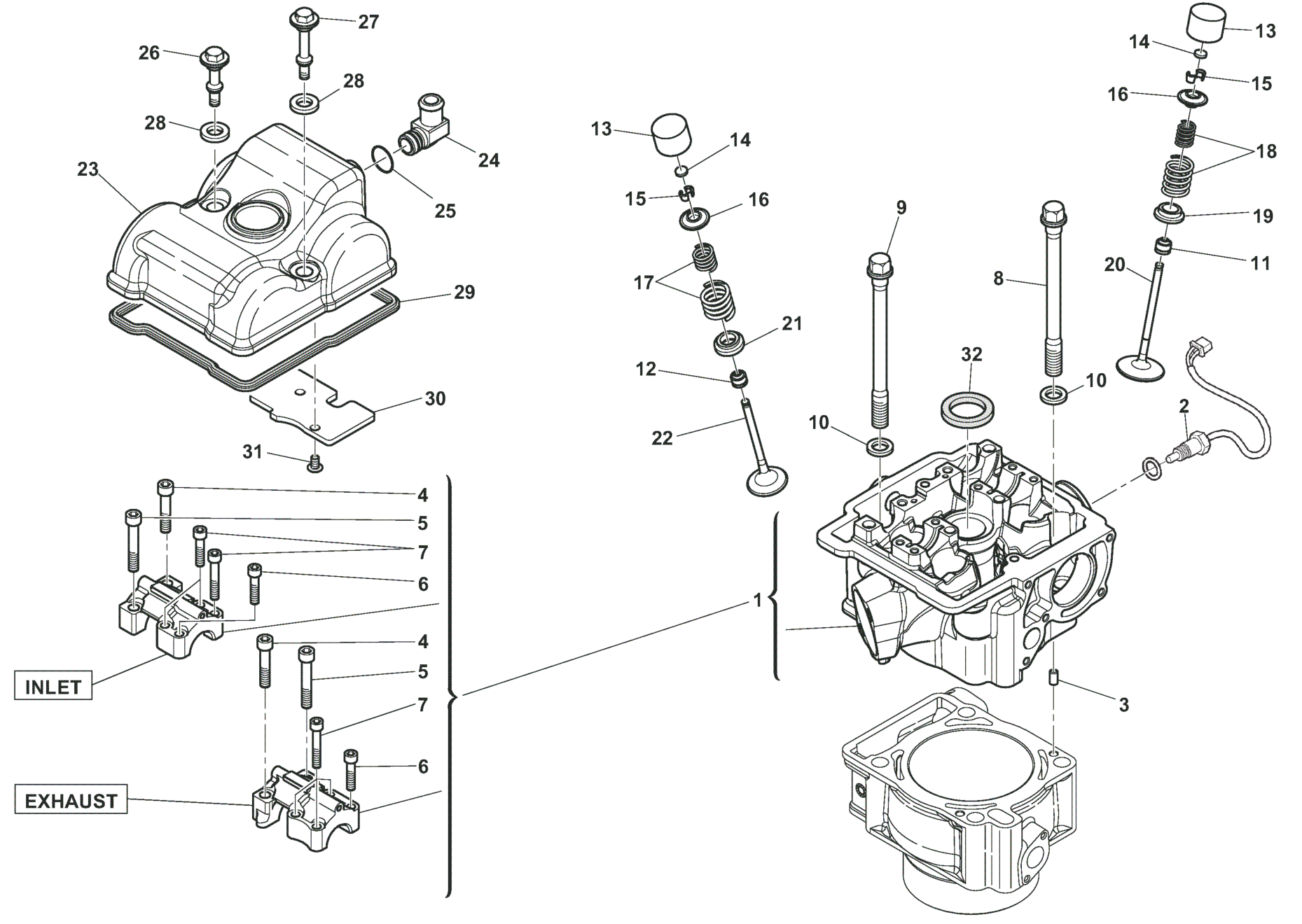 CYLINDER HEAD (TE-TXC)