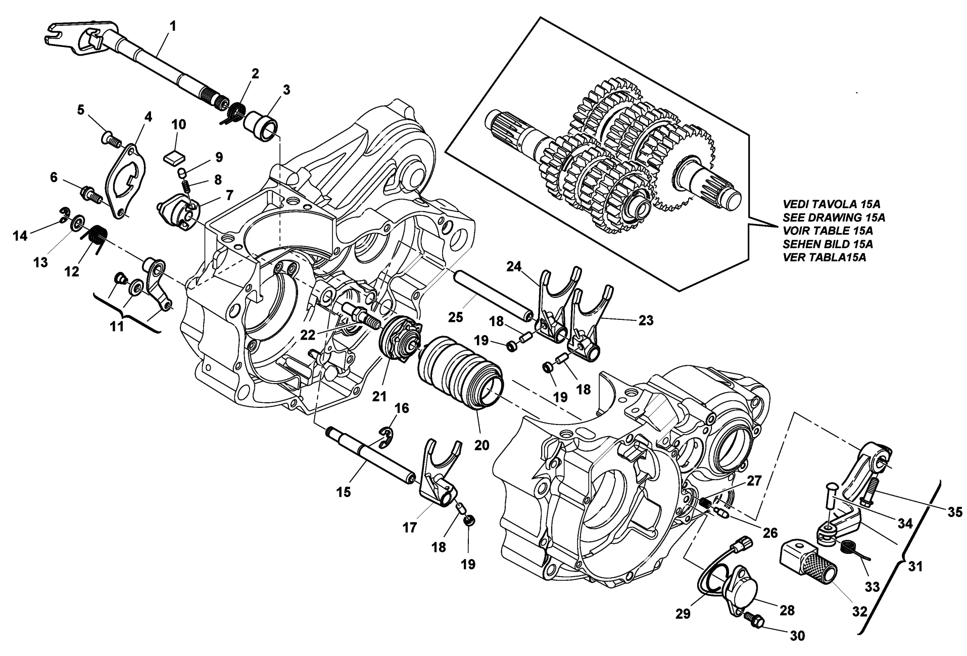 GEAR SHIFT (TE-TXC)