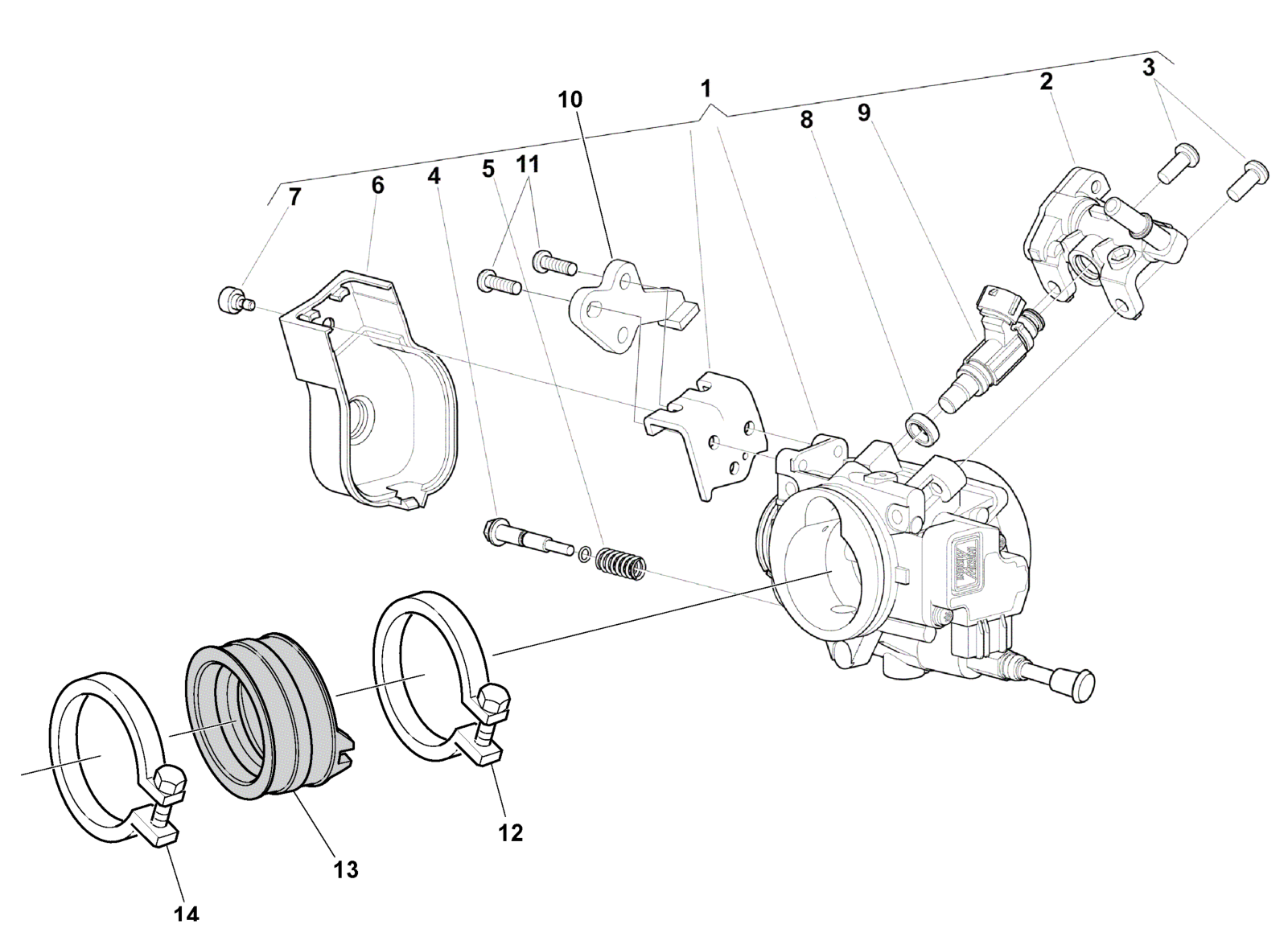 THROTTLE BODY (250)