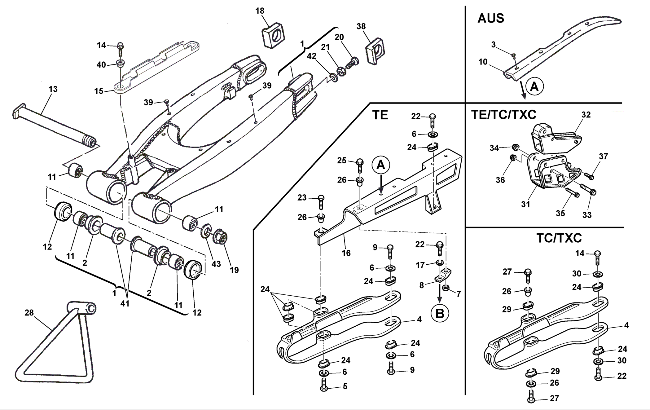 REAR SWING ARM