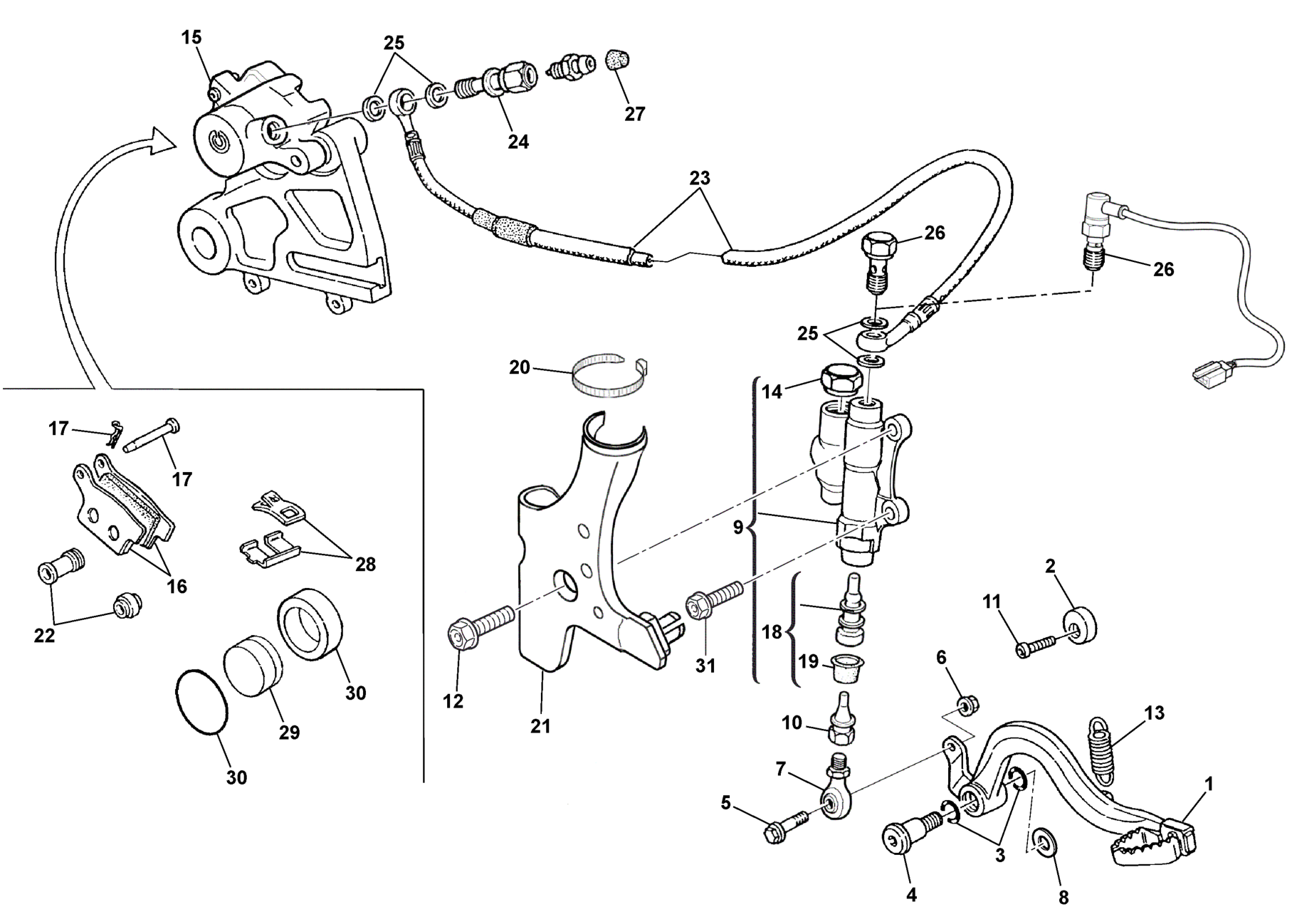 REAR BRAKE SYSTEM