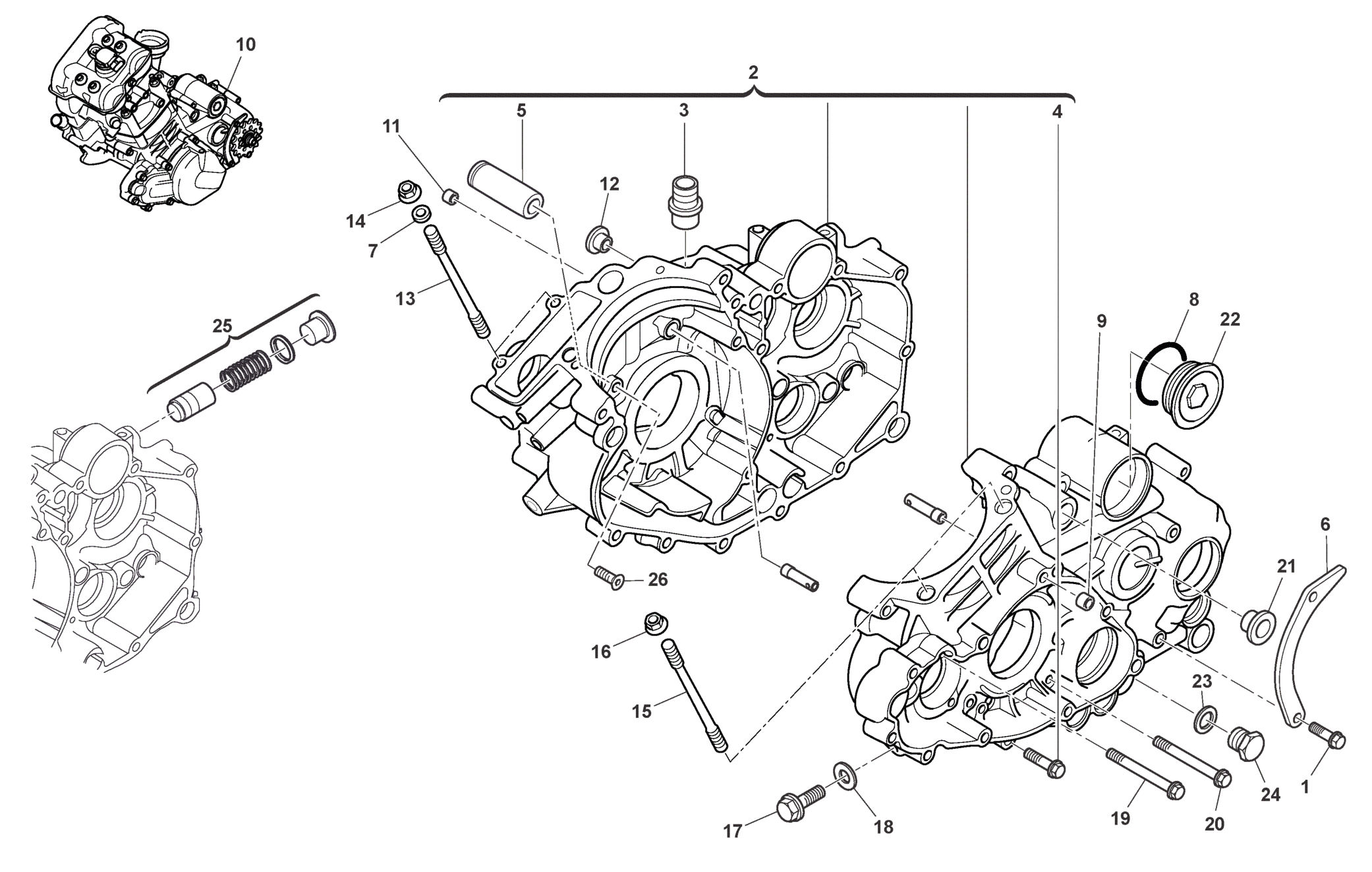 CRANKCASE CARTER