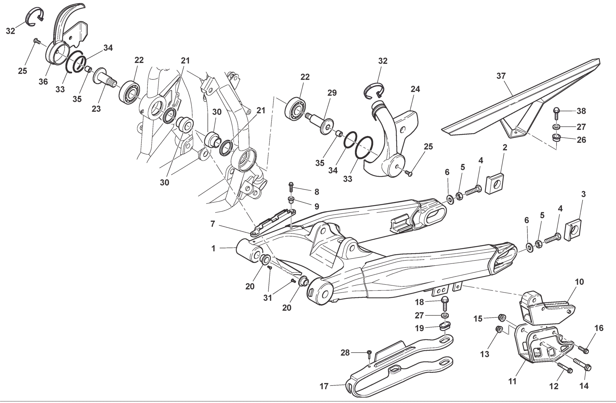 REAR SWING ARM