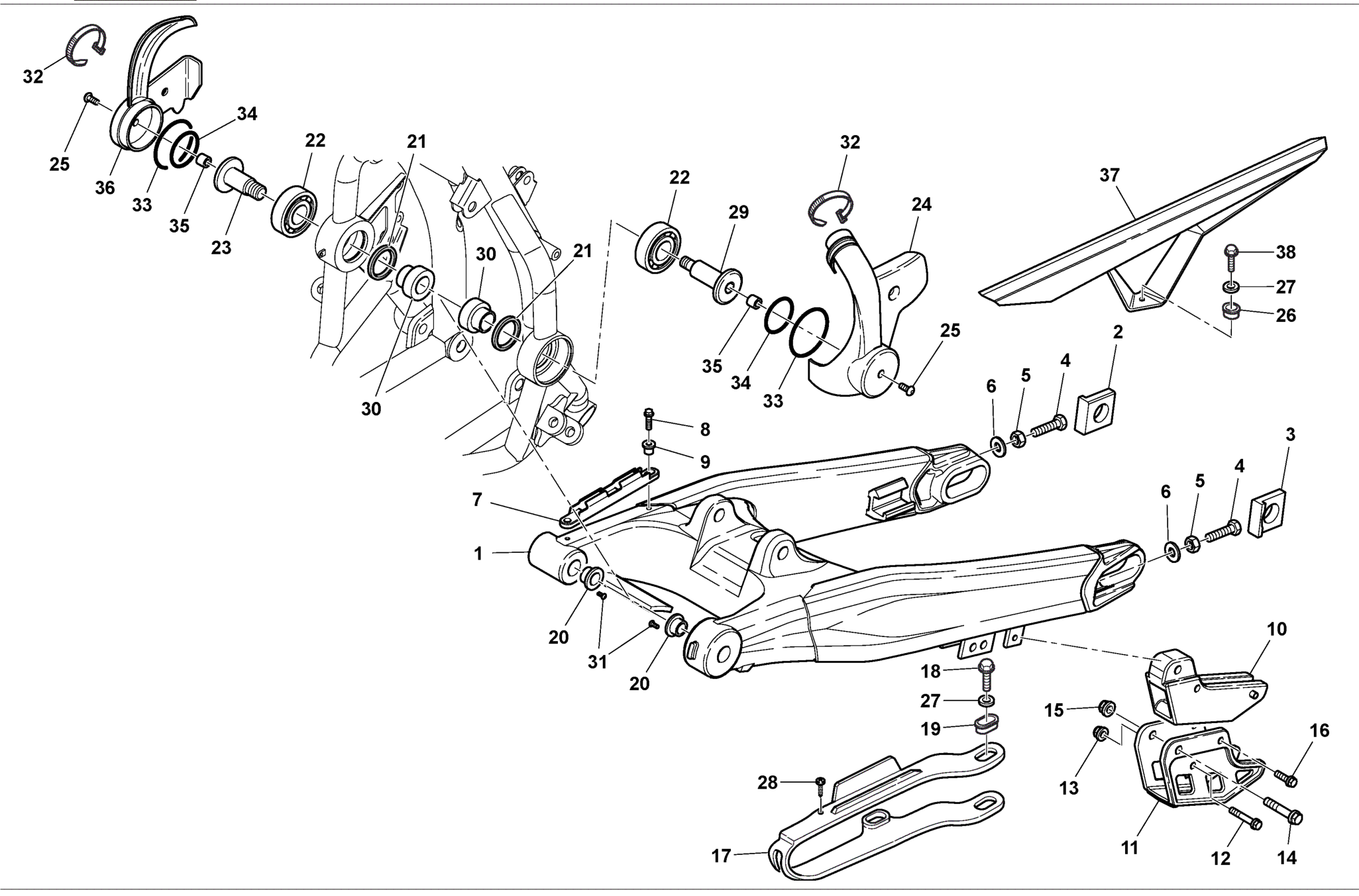 REAR SWING ARM