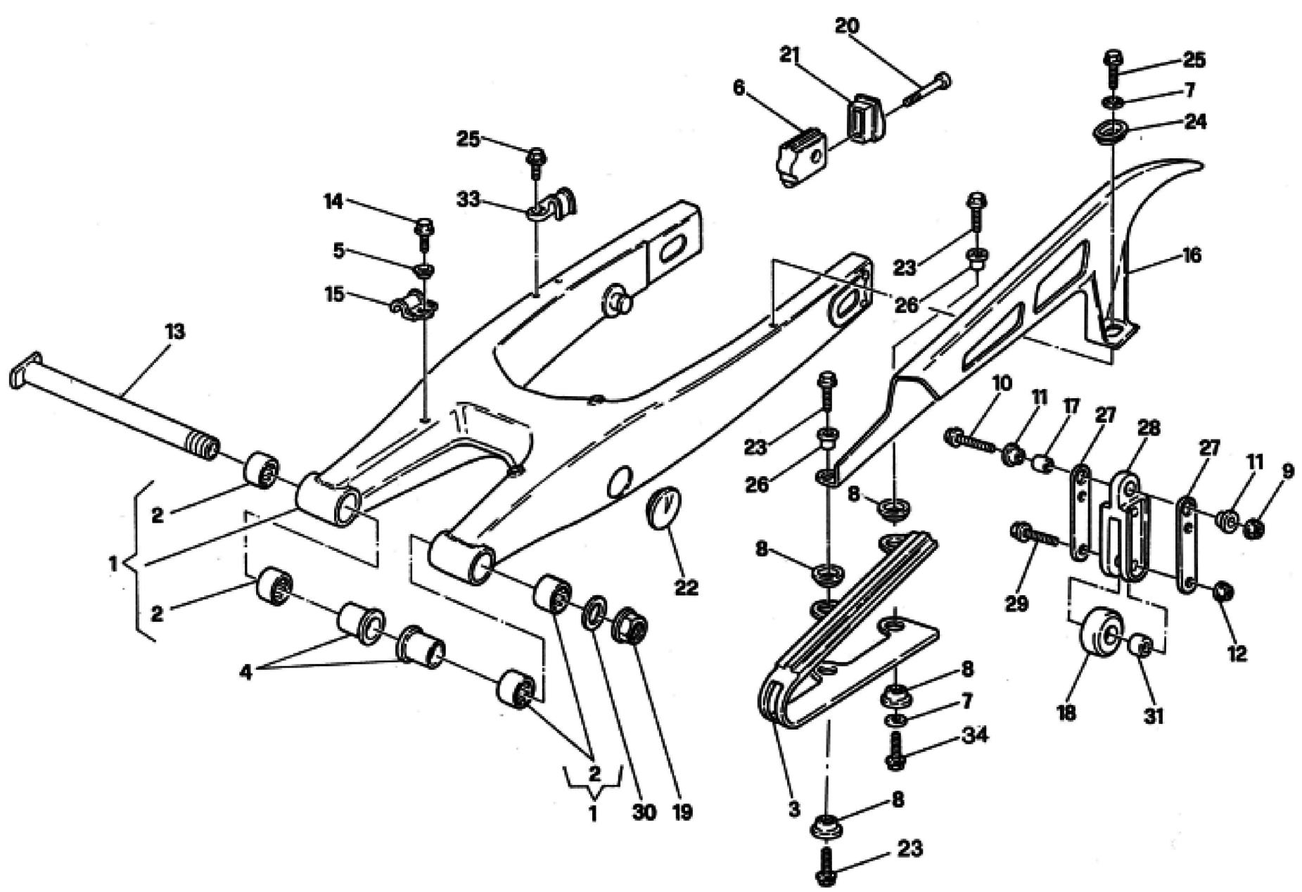 REAR SWING ARM 