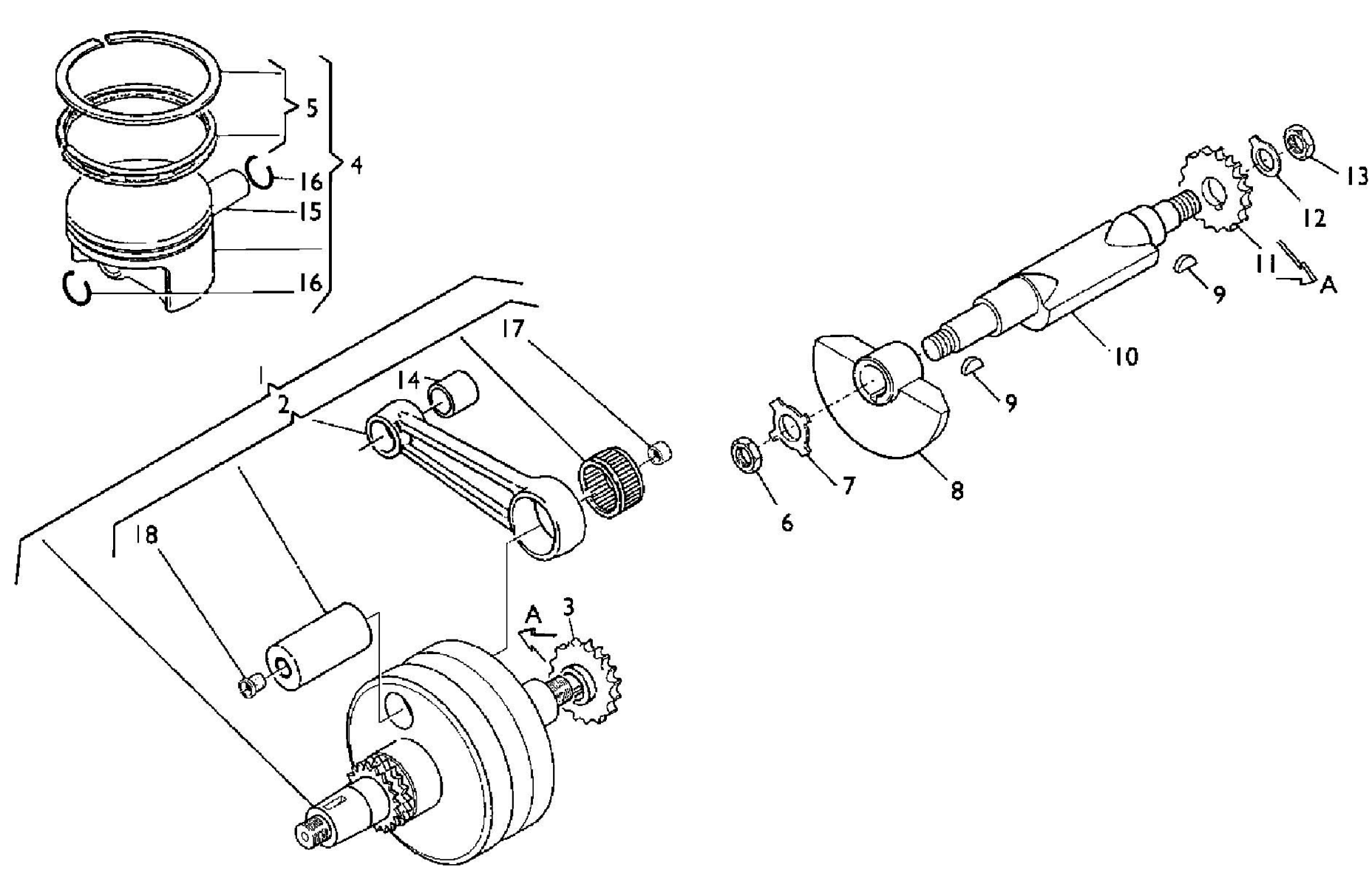 CRANKSHAFT - PISTON