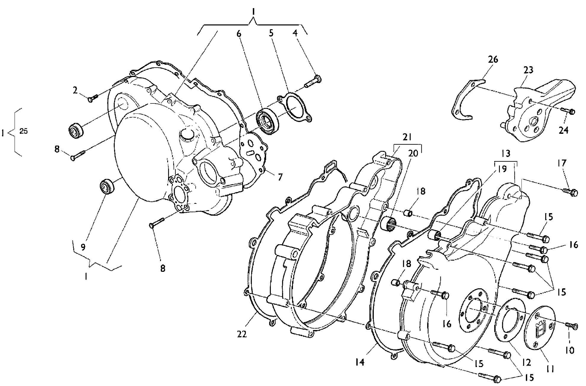 CRANKCASE COVERS